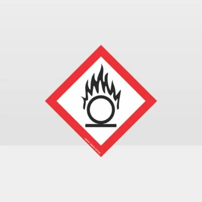 Flame Over Circle Sign