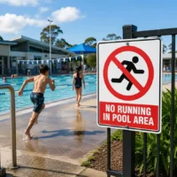 no-running-in-pool-area-sign-use-case