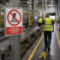 no-walking-or-standing-on-conveyor-sign-use-case
