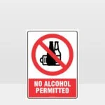 Prohibition No Alcohol Permitted Sign