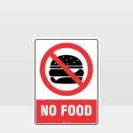 Prohibition No Food Sign
