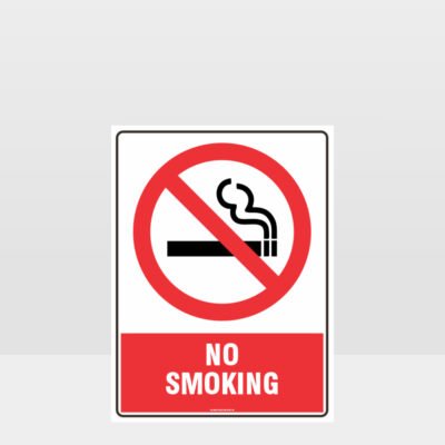 Prohibition No Smoking Sign