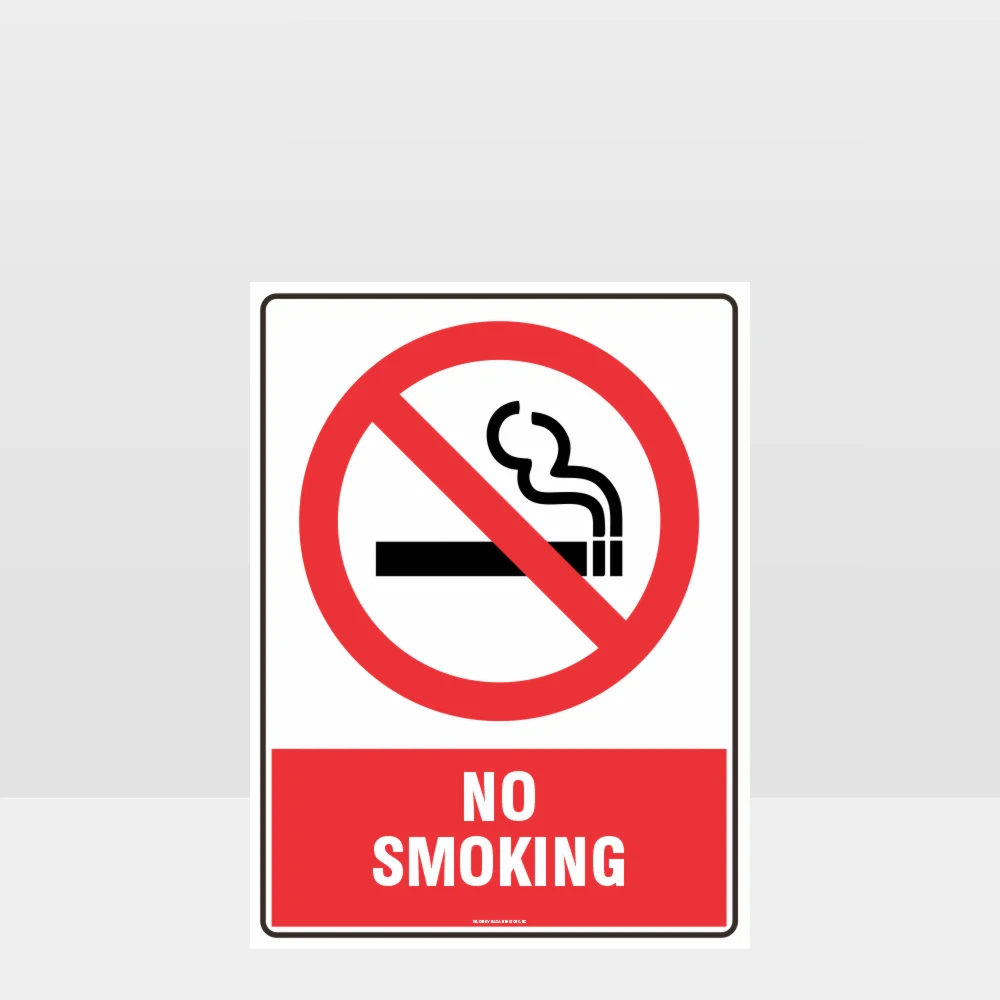 Prohibition No Smoking Sign