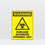 Warning Biohazard Sign