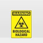 Warning Biological Hazard Sign