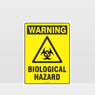 Warning Biological Hazard Sign