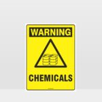 Warning Chemicals Sign