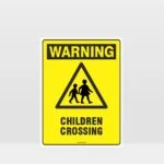 Warning Children Crossing Sign