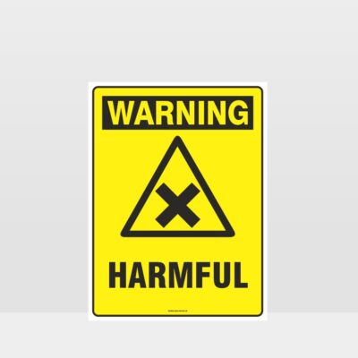 Warning Harmful Sign
