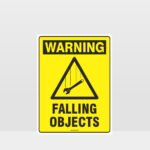 Warning Falling Objects Sign