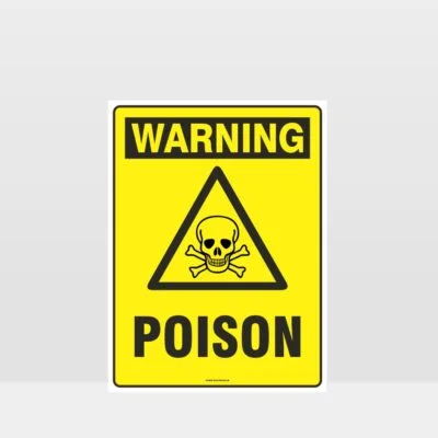 Warning Poison Sign
