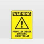 Warning Propeller Danger Sign