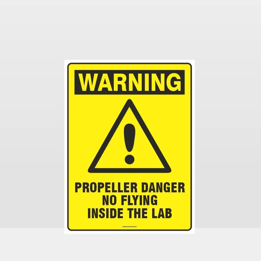 Warning Propeller Danger Sign