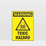 Warning Toxic Hazard Sign
