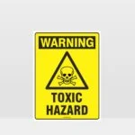 Warning Toxic Hazard Sign