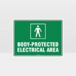 Body-Protected Electrical Sign