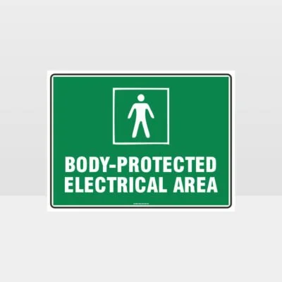 Body-Protected Electrical Sign