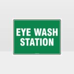 Eye Wash Station Sign