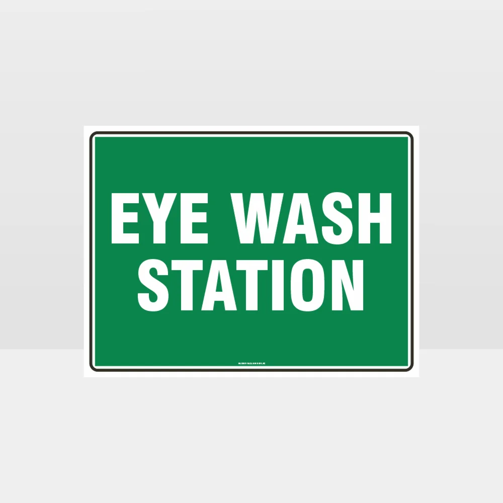 Eye Wash Station Sign