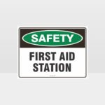 First Aid Station Sign