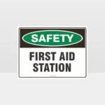First Aid Station Sign