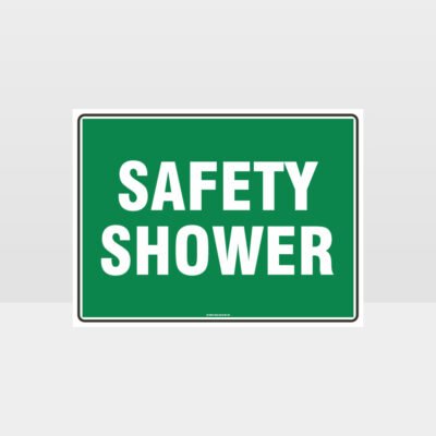 Safety Shower Sign