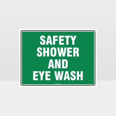 Shower And Eye Wash 01 Sign
