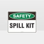Spill Kit Sign
