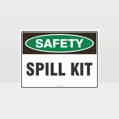 Spill Kit Sign