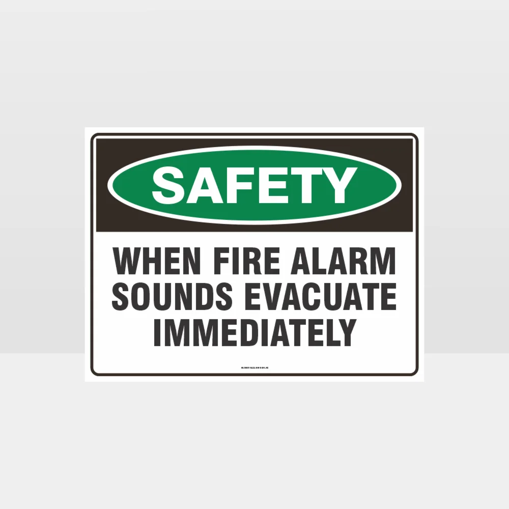Evacuate Immediately Sign