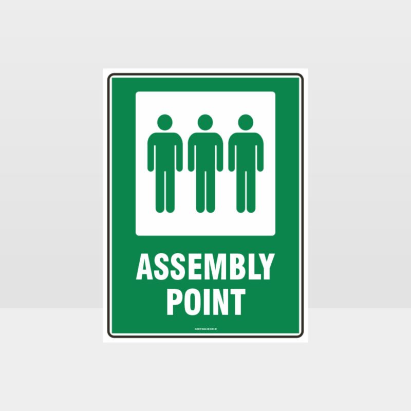 Assembly Point 01 Sign
