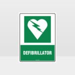 Defibrillator Sign