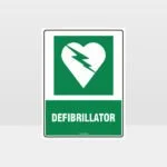 Defibrillator Sign
