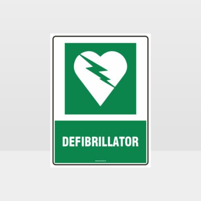 Defibrillator Sign