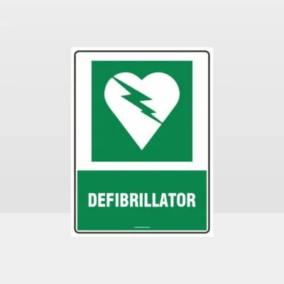 Defibrillator Sign
