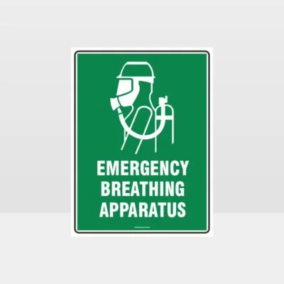 Emergency Breathing Apparatus Sign