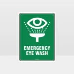 Emergency Eye Wash Sign