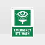 Emergency Eye Wash 01 Sign