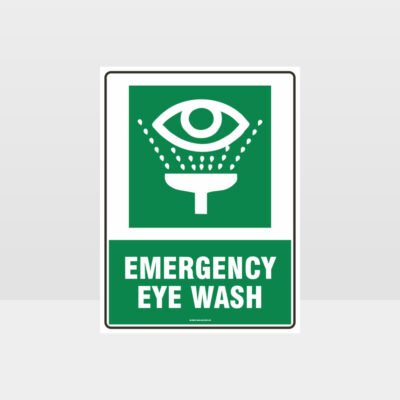 Emergency Eye Wash 01 Sign