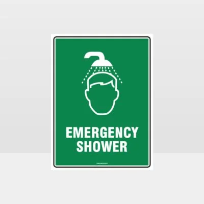 Emergency Shower Sign