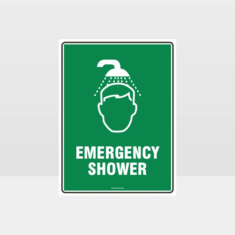 Emergency Shower Sign