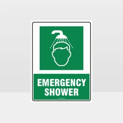 Emergency Shower 01 Sign