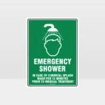 Emergency Shower 03 Sign