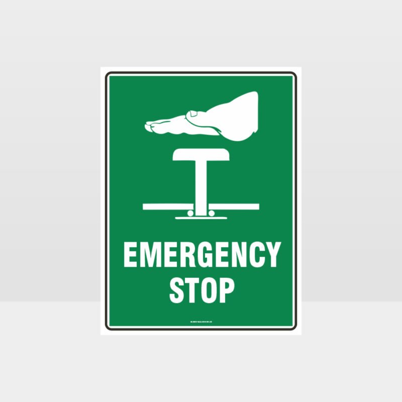 Emergency Stop Sign