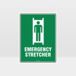 Emergency Stretcher Sign