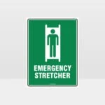 Emergency Stretcher Sign