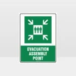 Evacuation Assembly Point Sign