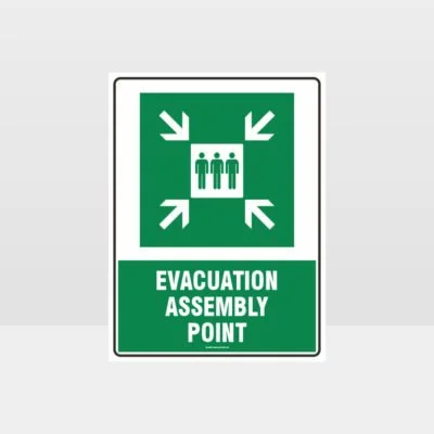 Evacuation Assembly Point Sign