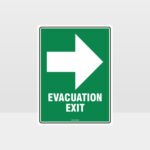 Evacuation Exit Sign