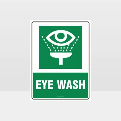 Eye Wash Sign